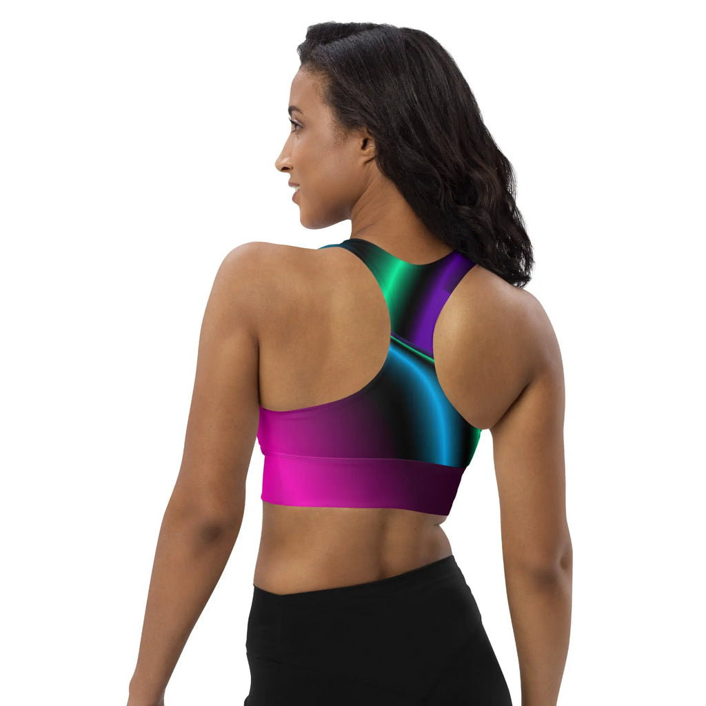"Cosmic Blast" Collection - Longline Sports Bra ZKoriginal