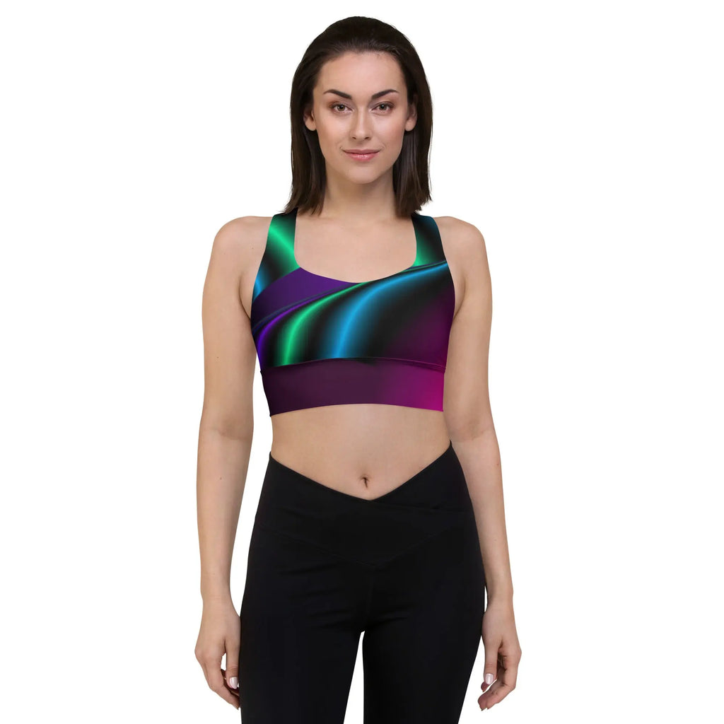 "Cosmic Blast" Collection - Longline Sports Bra ZKoriginal