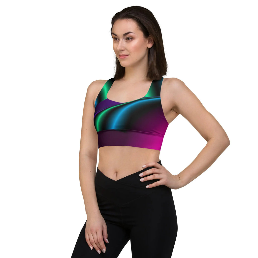 "Cosmic Blast" Collection - Longline Sports Bra ZKoriginal