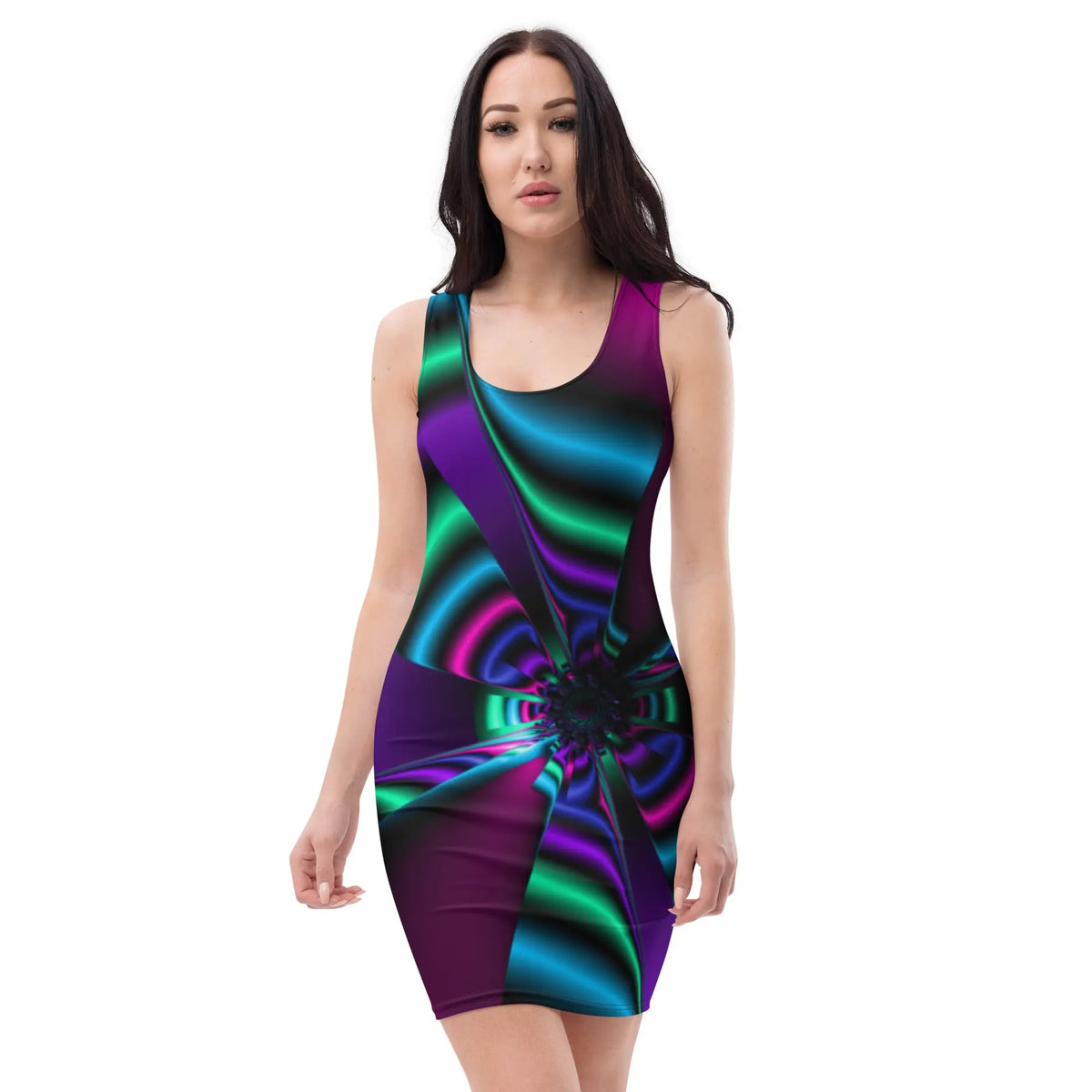 "Cosmic Blast" Collection - Multi Coloured Mini Dress ZKoriginal
