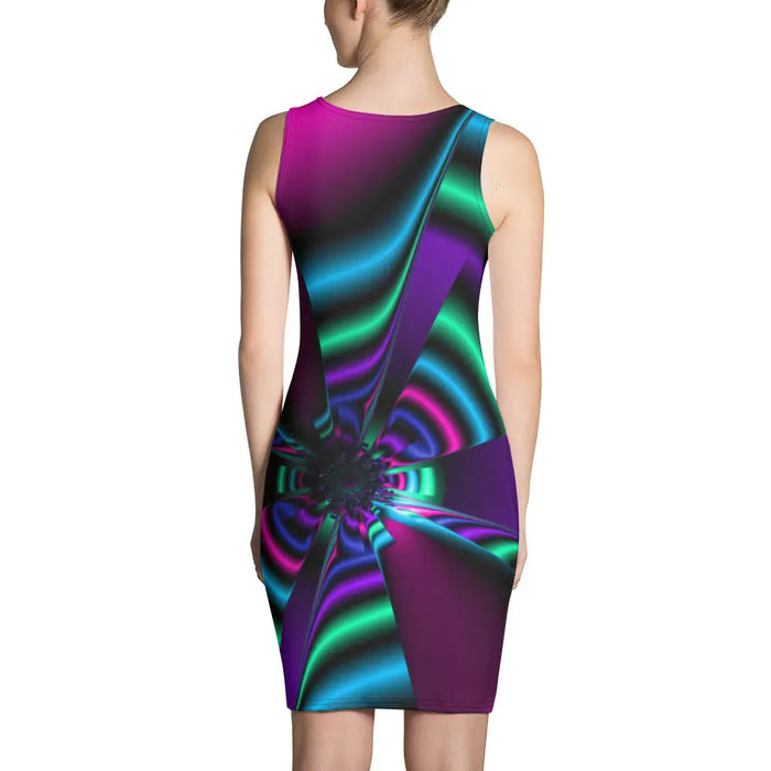 "Cosmic Blast" Collection - Multi Coloured Mini Dress ZKoriginal