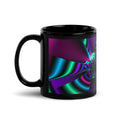 "Cosmic Blast" Collection - Neon Colors Black Glossy Mug ZKoriginal