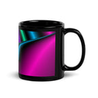 "Cosmic Blast" Collection - Neon Colors Black Glossy Mug ZKoriginal