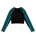 "Cosmic Blast" Collection - Recycled Long Sleeve Crop Top ZKoriginal