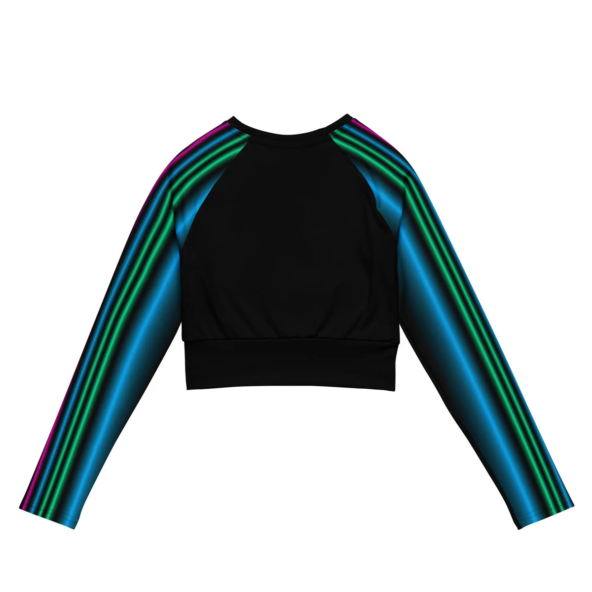 "Cosmic Blast" Collection - Recycled Long Sleeve Crop Top ZKoriginal