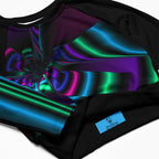 "Cosmic Blast" Collection - Recycled Long Sleeve Crop Top ZKoriginal