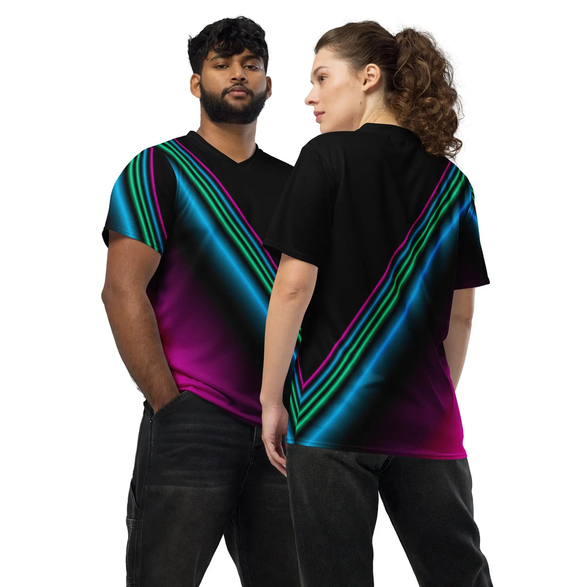 "Cosmic Blast" Collection - Recycled Unisex Sports Jersey ZKoriginal
