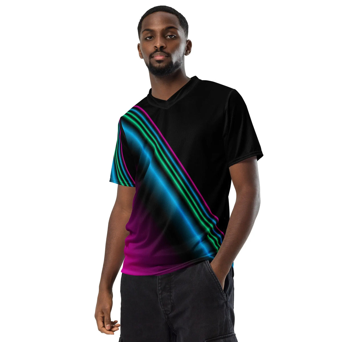 "Cosmic Blast" Collection - Recycled Unisex Sports Jersey ZKoriginal