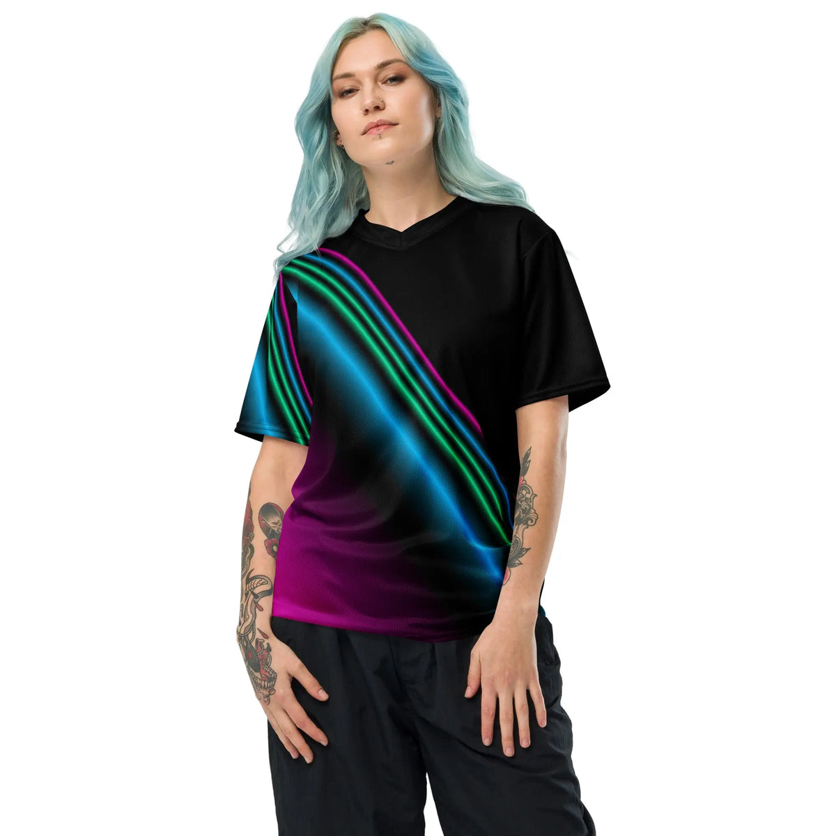"Cosmic Blast" Collection - Recycled Unisex Sports Jersey ZKoriginal