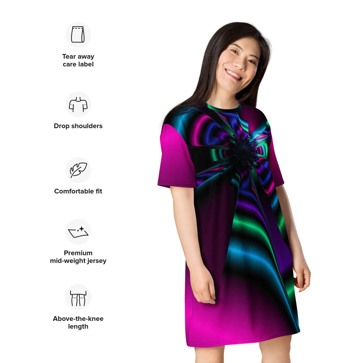 "Cosmic Blast" Collection - T-Shirt Dress ZKoriginal