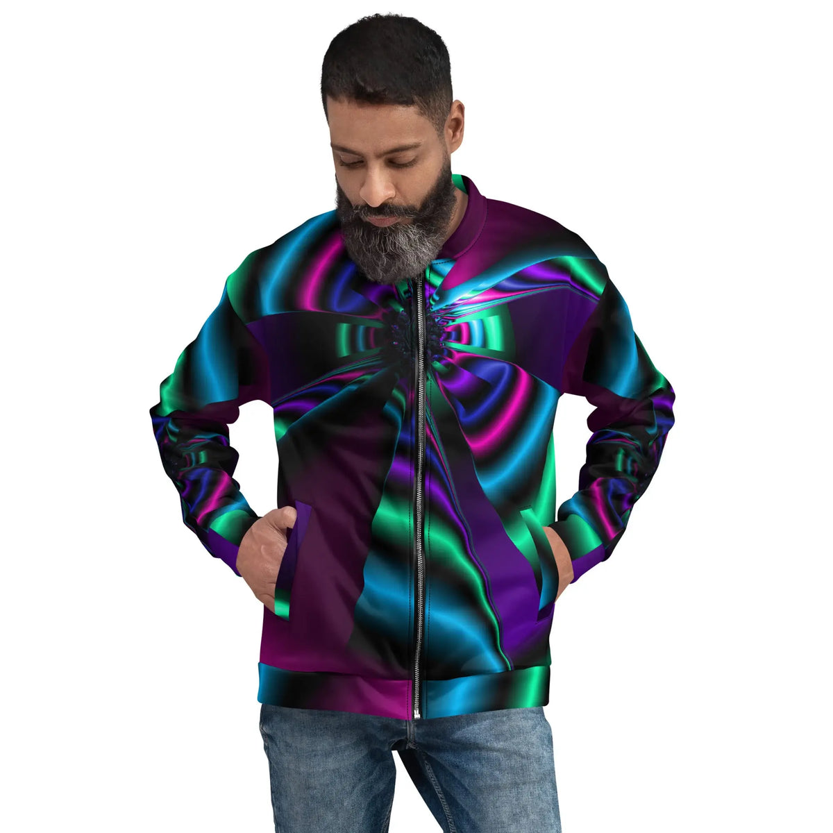 "Cosmic Blast" Collection - Unisex Bomber Jacket ZKoriginal
