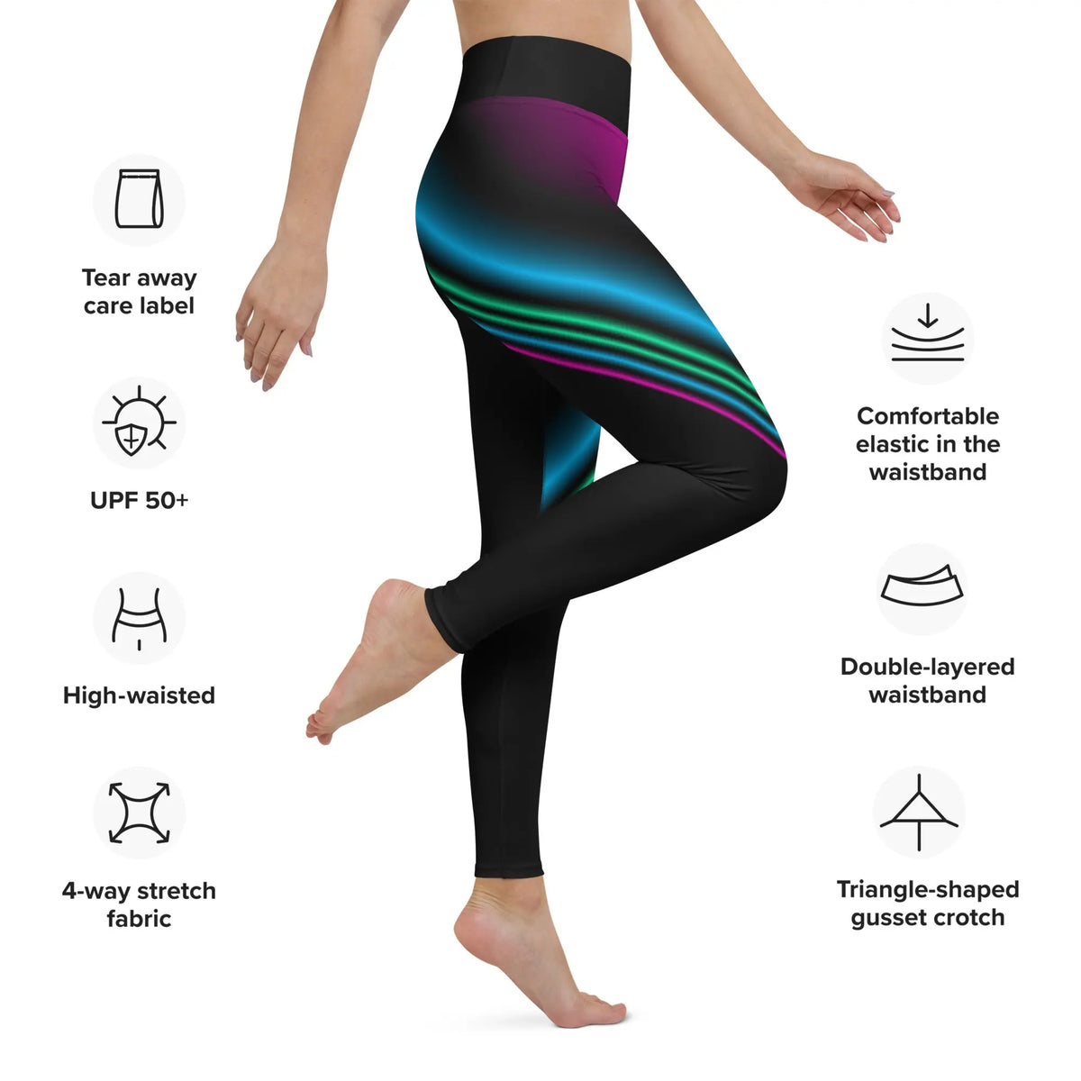 "Cosmic Blast" Collection - Yoga Long Leggings ZKoriginal