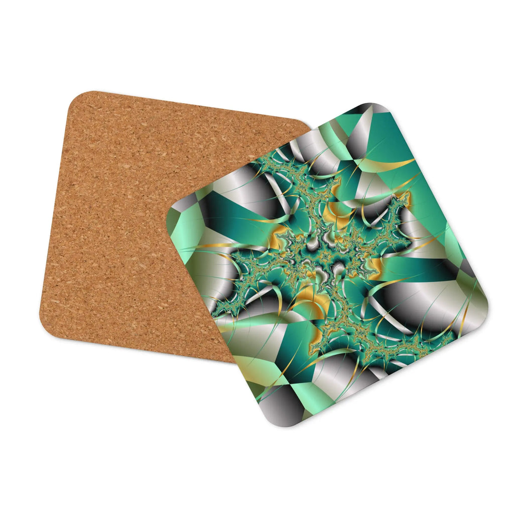 "Cosmic Twist" Collection - Cork Back Coaster ZKoriginal
