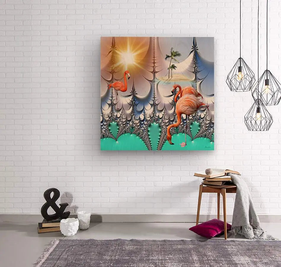 Digital Art Print "Dreaming with Flamingos" ZKoriginal