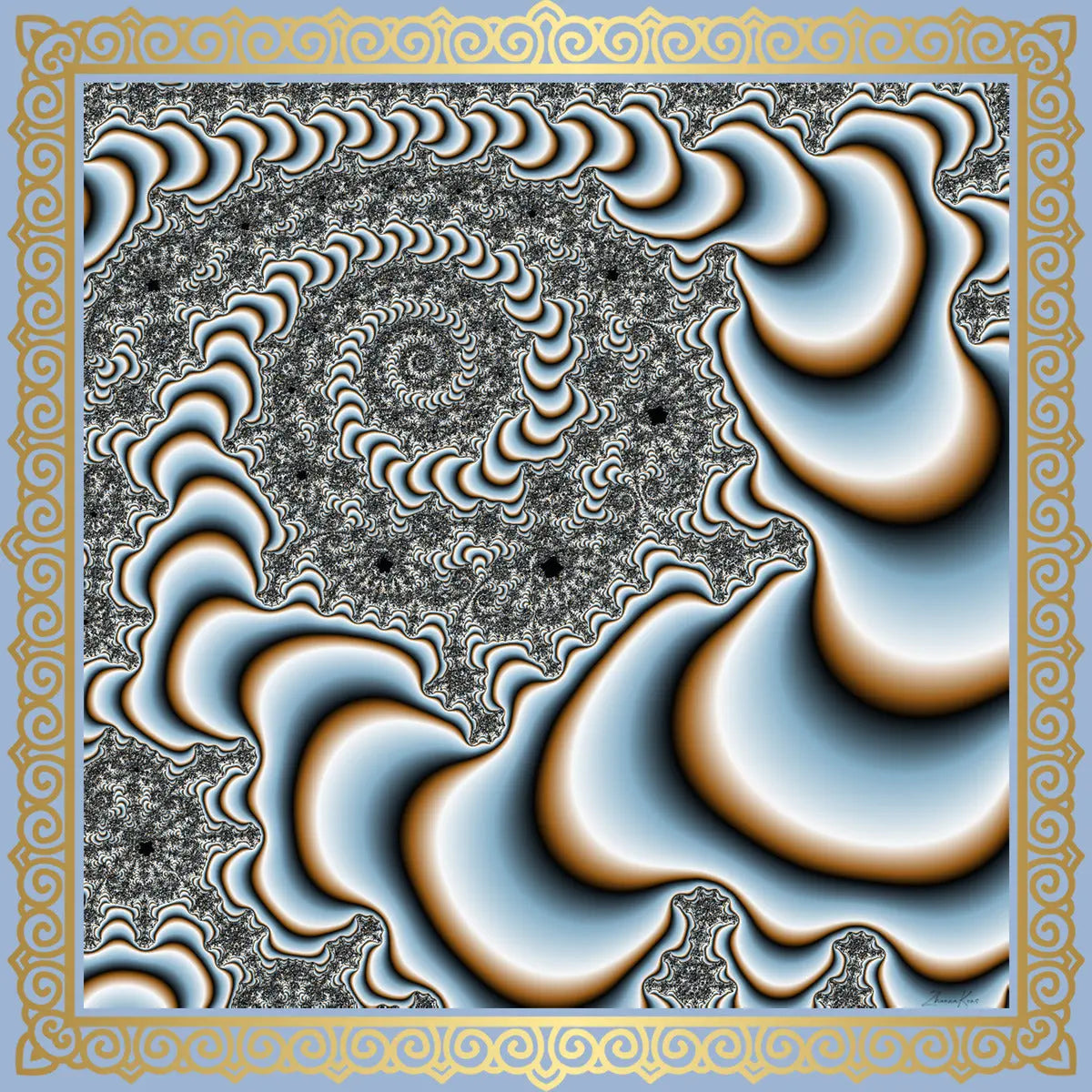 Digital Artwork Print "Hypnotic Swirl" by ZK ZKoriginal