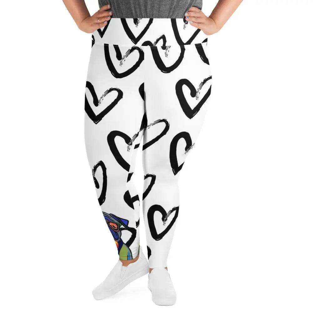 "Dog Lovers" Collection - All-Over Print Plus Size Leggings ZKoriginal