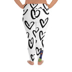 "Dog Lovers" Collection - All-Over Print Plus Size Leggings ZKoriginal
