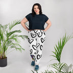 "Dog Lovers" Collection - All-Over Print Plus Size Leggings ZKoriginal