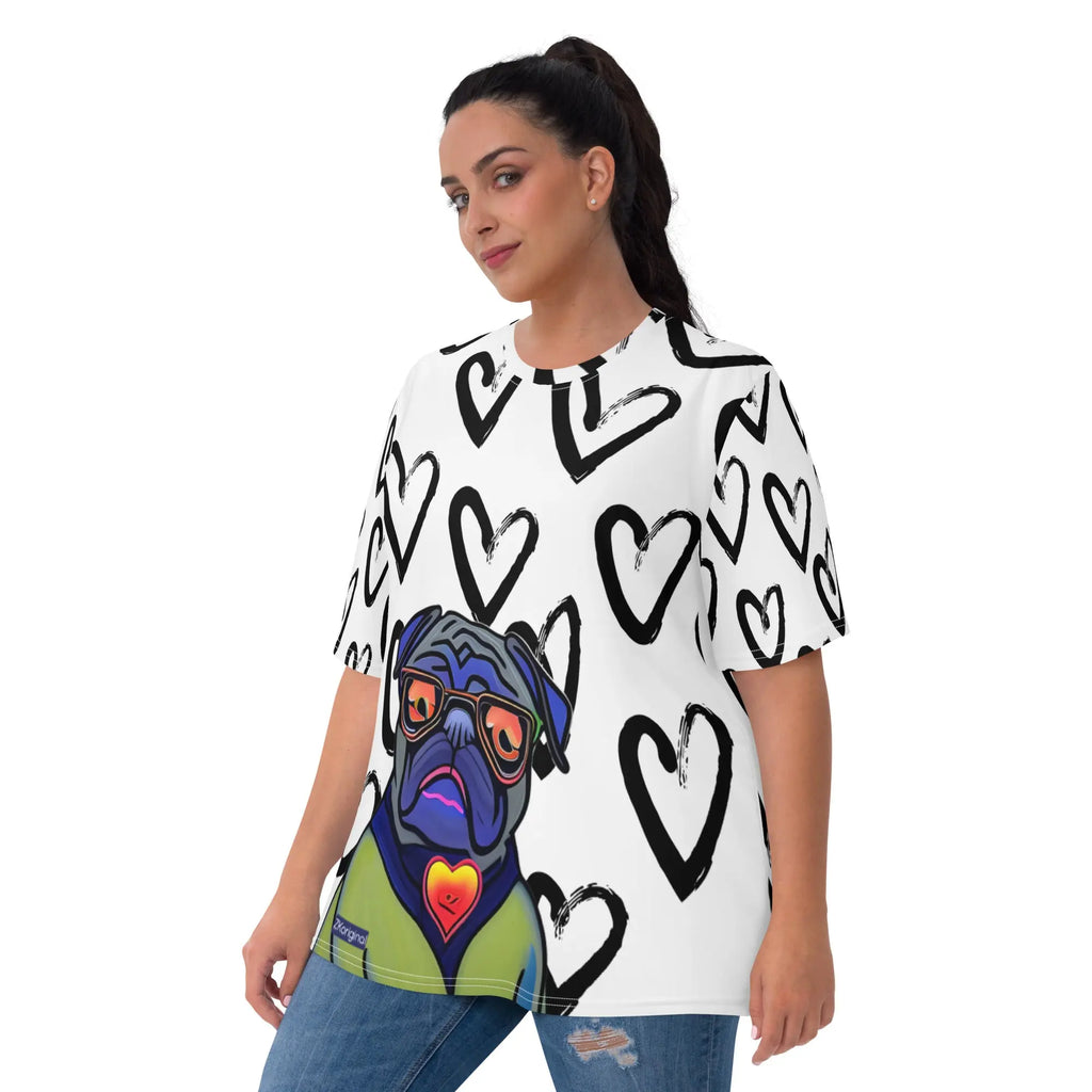"Dog Lovers" Collection - Dog Face Women's T-shirt ZKoriginal