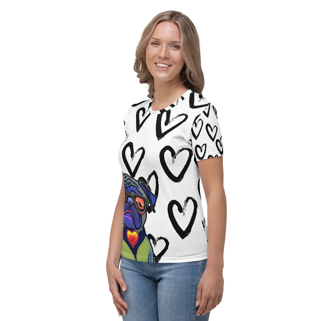 "Dog Lovers" Collection - Dog Face Women's T-shirt ZKoriginal