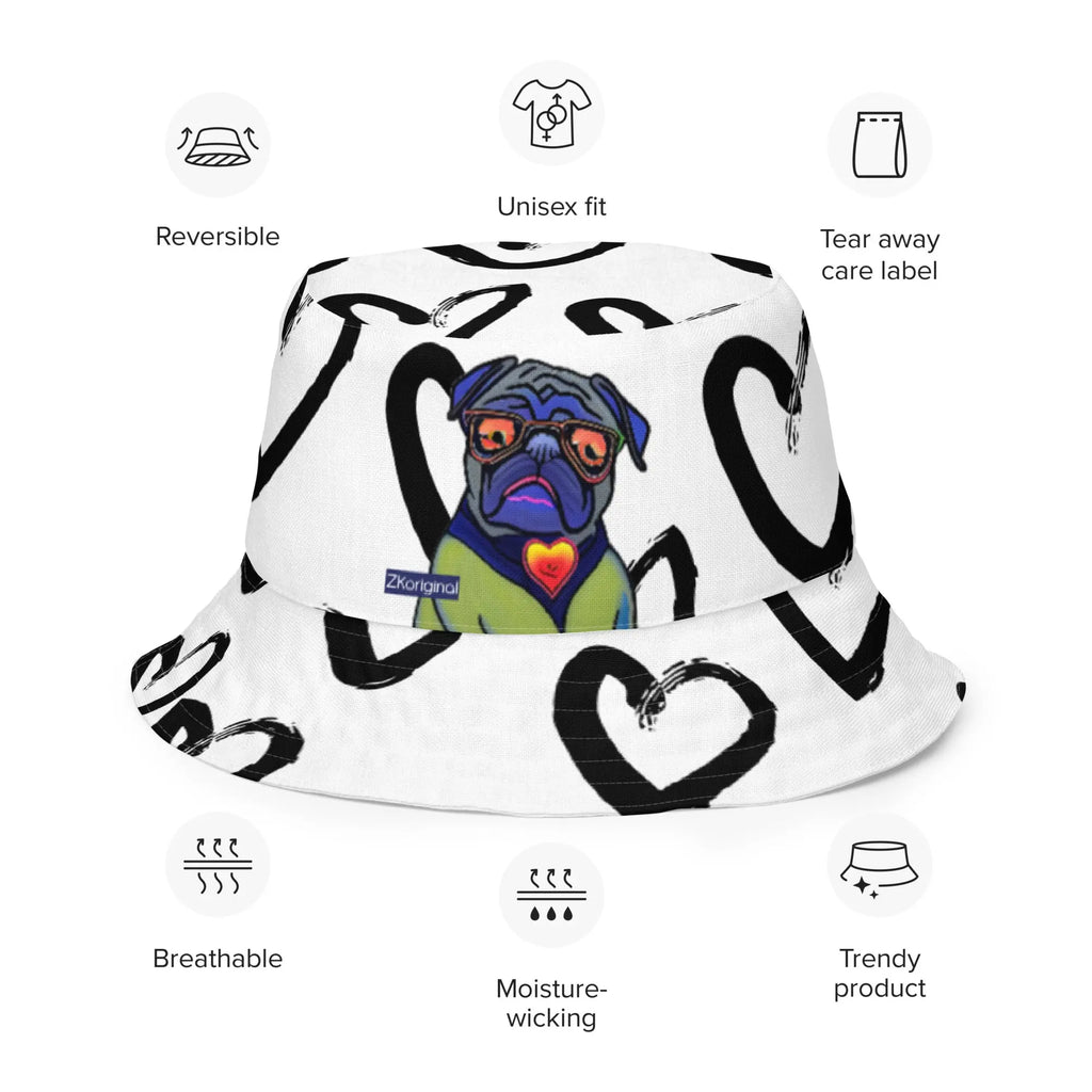 "Dog Lovers" Collection - Reversible Bucket Hat ZKoriginal