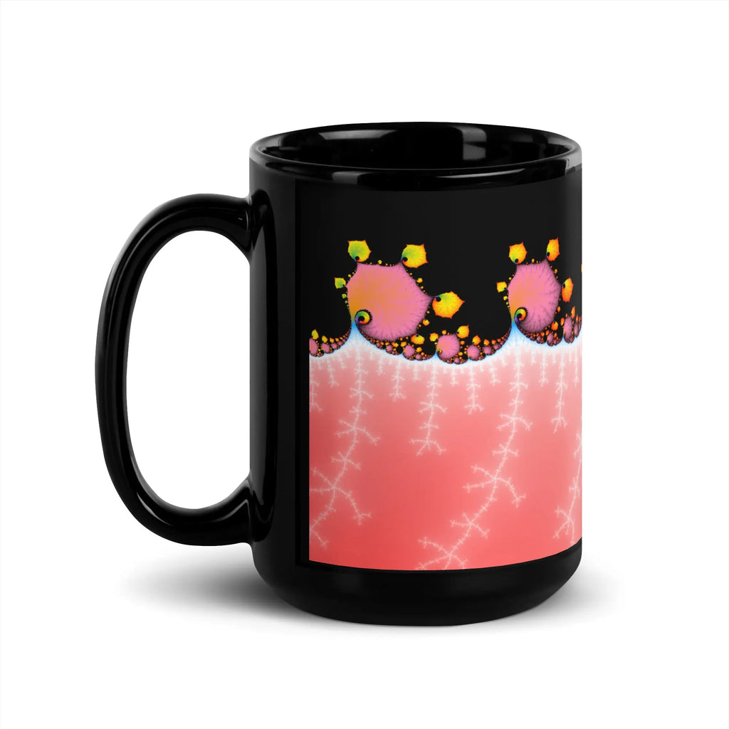 "Dreamy Way" Collection - Black Glossy Mug ZKoriginal