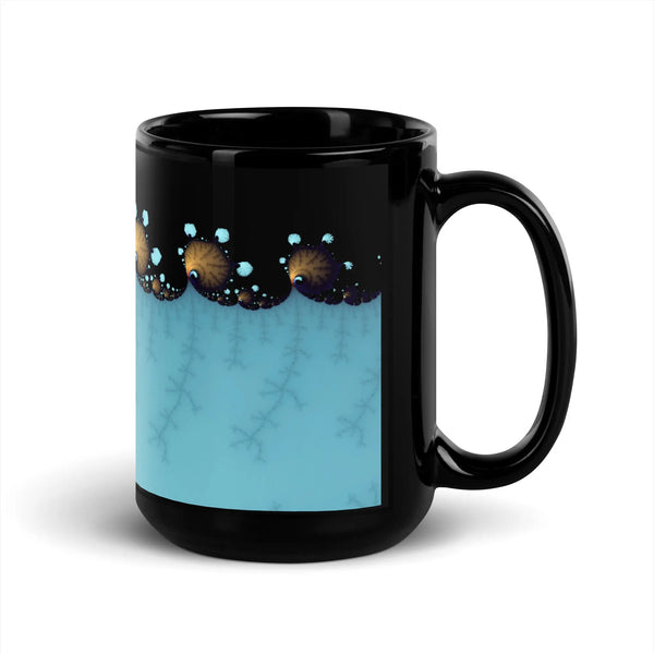 "Dreamy Way" Collection - Black Glossy Mug ZKoriginal