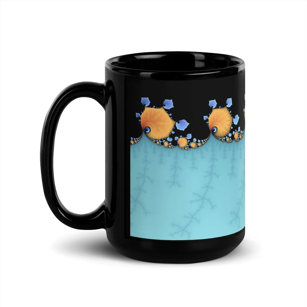 "Dreamy Way" Collection - Black Glossy Mug ZKoriginal