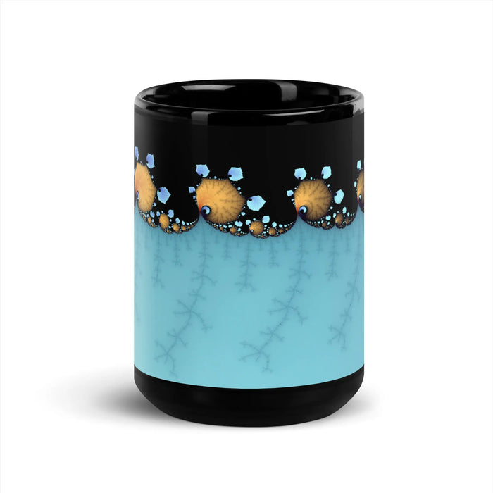 "Dreamy Way" Collection - Black Glossy Mug ZKoriginal