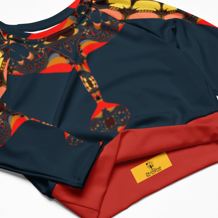 "Festive Occasion" Collection - Long Sleeve Crop Top ZKoriginal