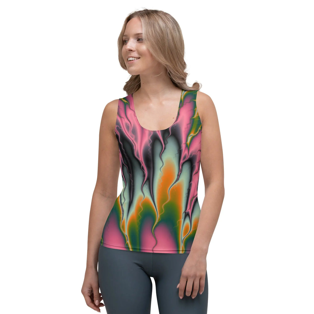 "Flames of Color" Collection - Print All Over Tank Top ZKoriginal