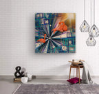 Flamingos Contemporary Home Decor "Allegory of Two Flamingos" ZKoriginal