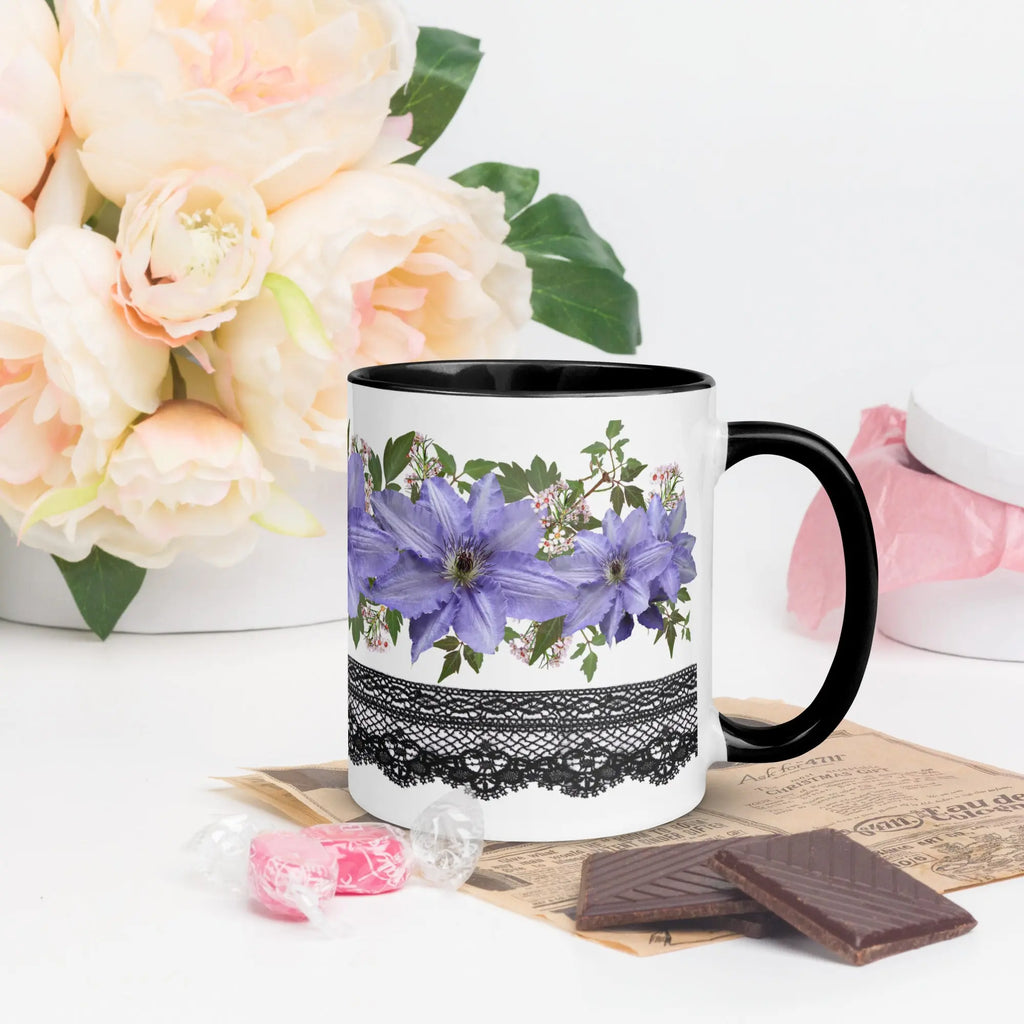 "Floral Lace" Collection - Mug with Color Inside ZKoriginal