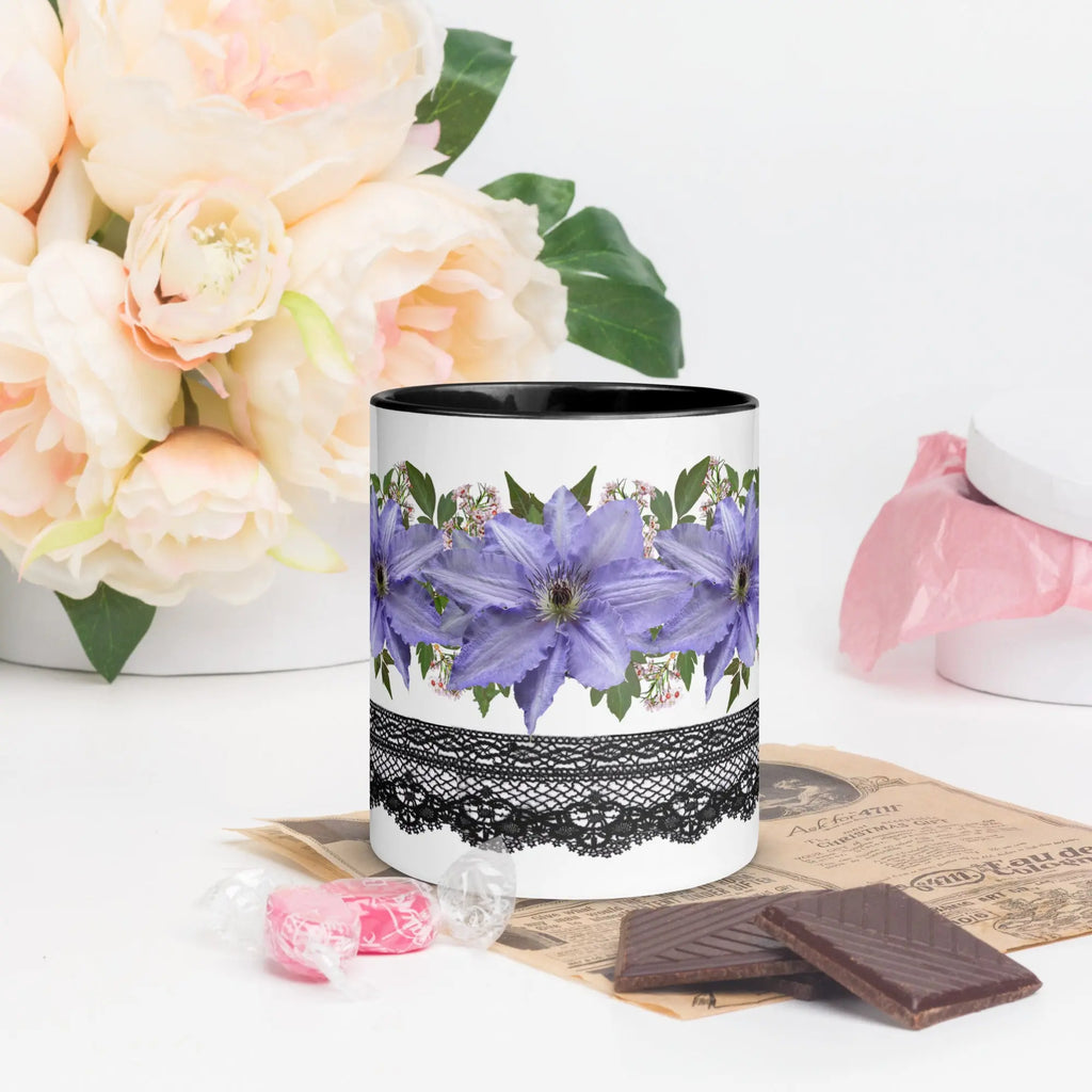 "Floral Lace" Collection - Mug with Color Inside ZKoriginal