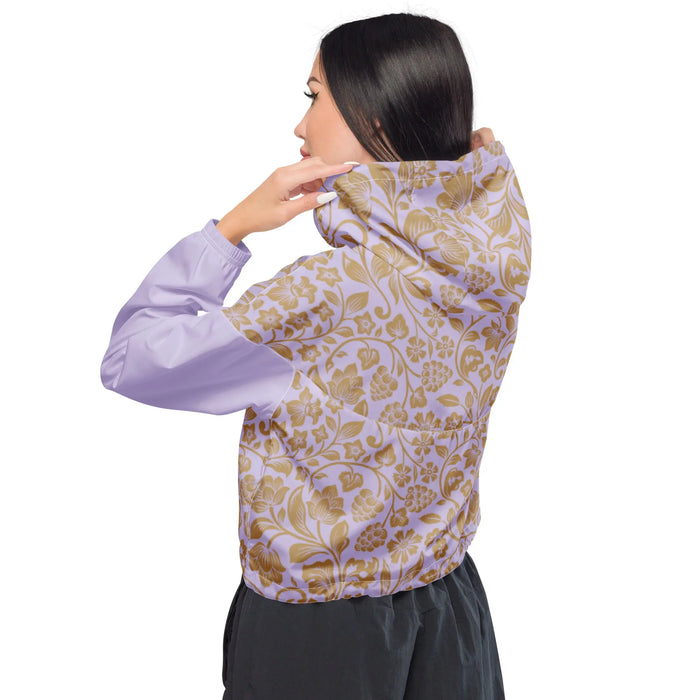 "Floral Lace" Collection - Womens cropped windbreaker ZKoriginal