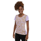 "Floral Lace" Collection - Yoga Tee - Women's Athletic T-shirt ZKoriginal