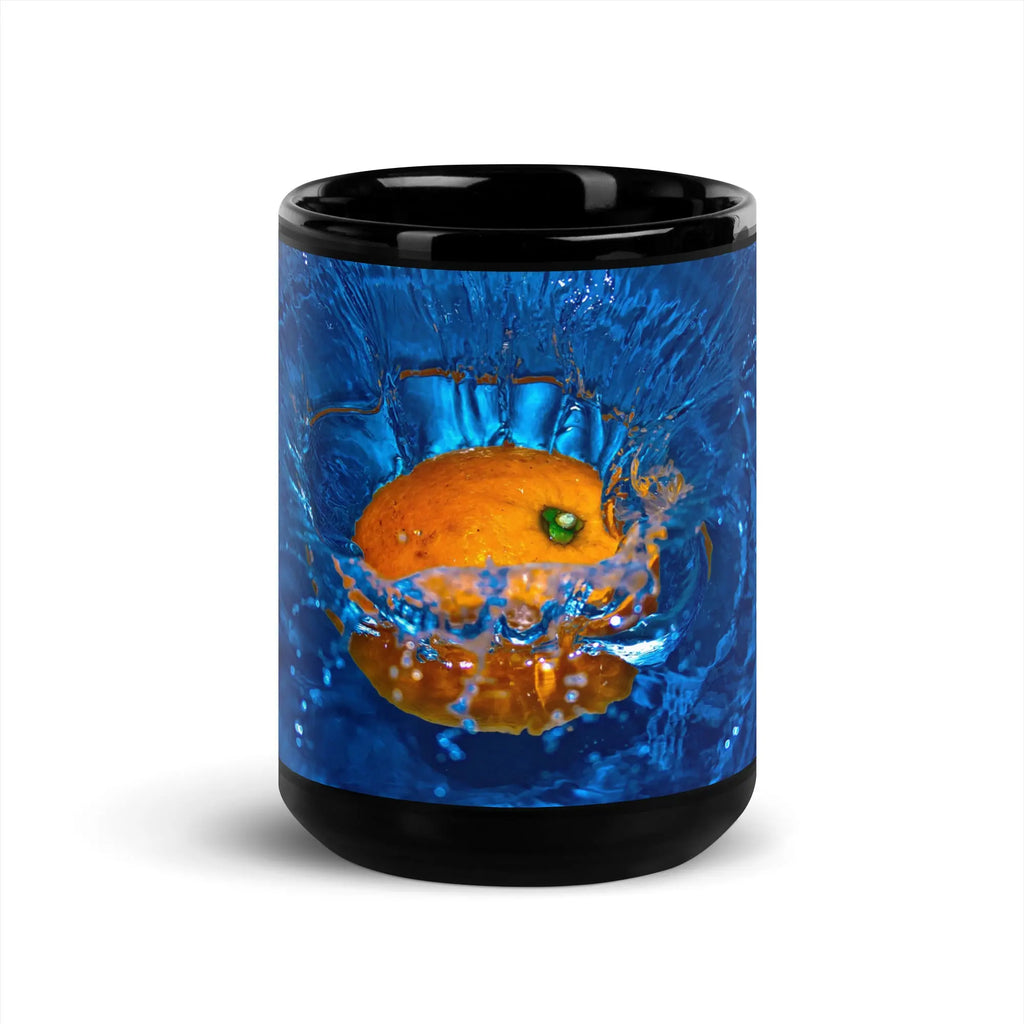 "Florida Orange" Collection - Black Glossy Mug ZKoriginal