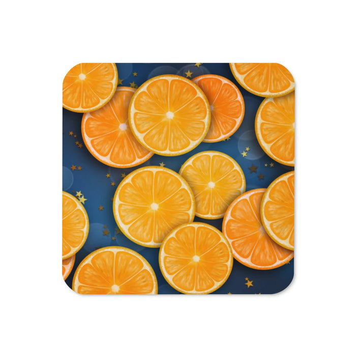 "Florida Oranges" Collection - Cork Back Coaster ZKoriginal