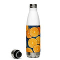 "Florida Oranges" Collection - Stainless Steel Water Bottle with Florida Oranges Print ZKoriginal