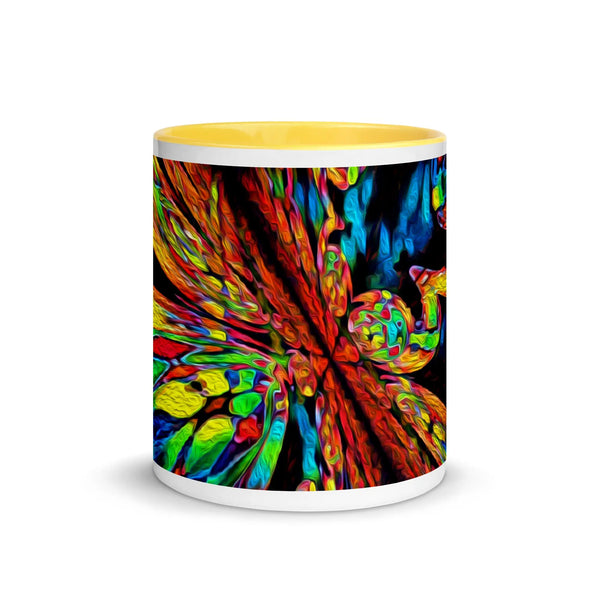 "Fractal Explosion" Mug with Color Inside ZKoriginal