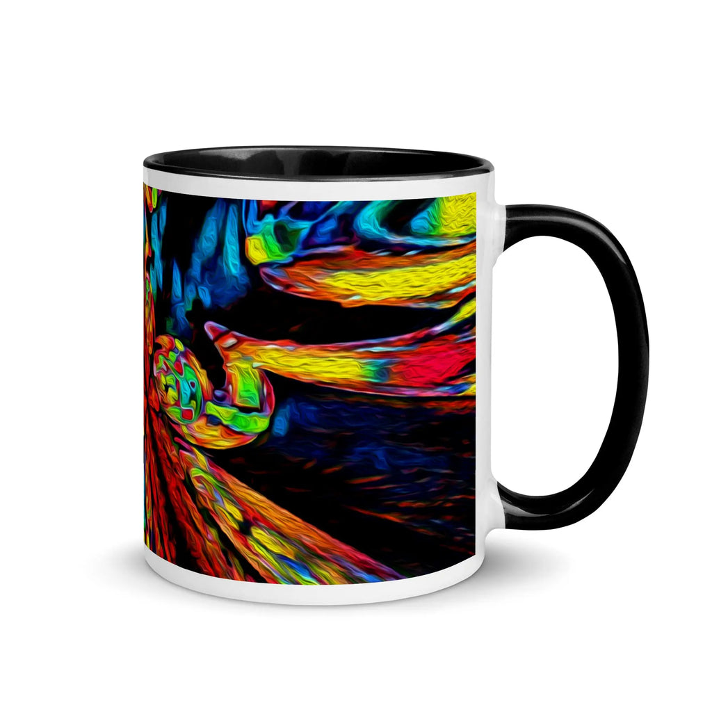 "Fractal Explosion" Mug with Color Inside ZKoriginal