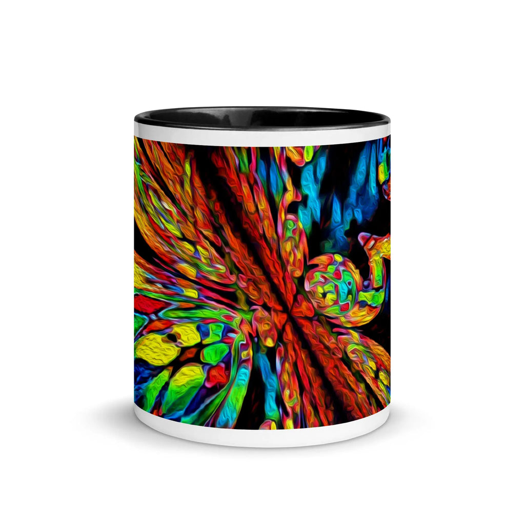 "Fractal Explosion" Mug with Color Inside ZKoriginal