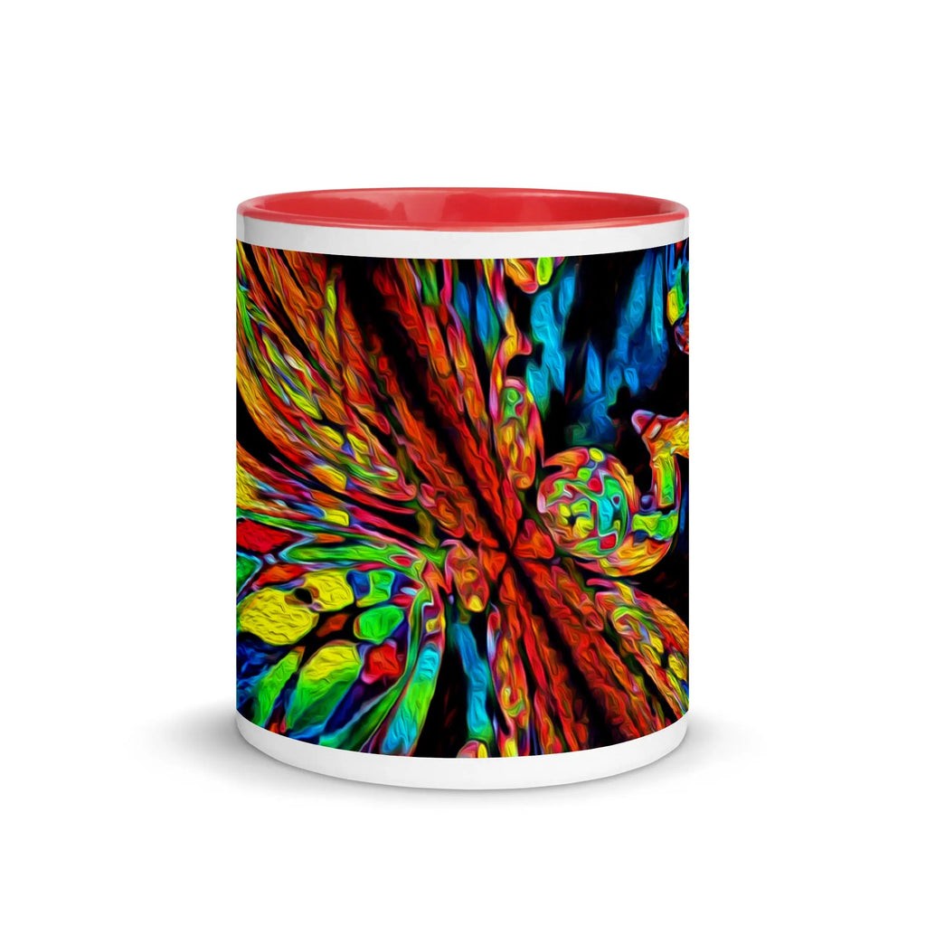 "Fractal Explosion" Mug with Color Inside ZKoriginal
