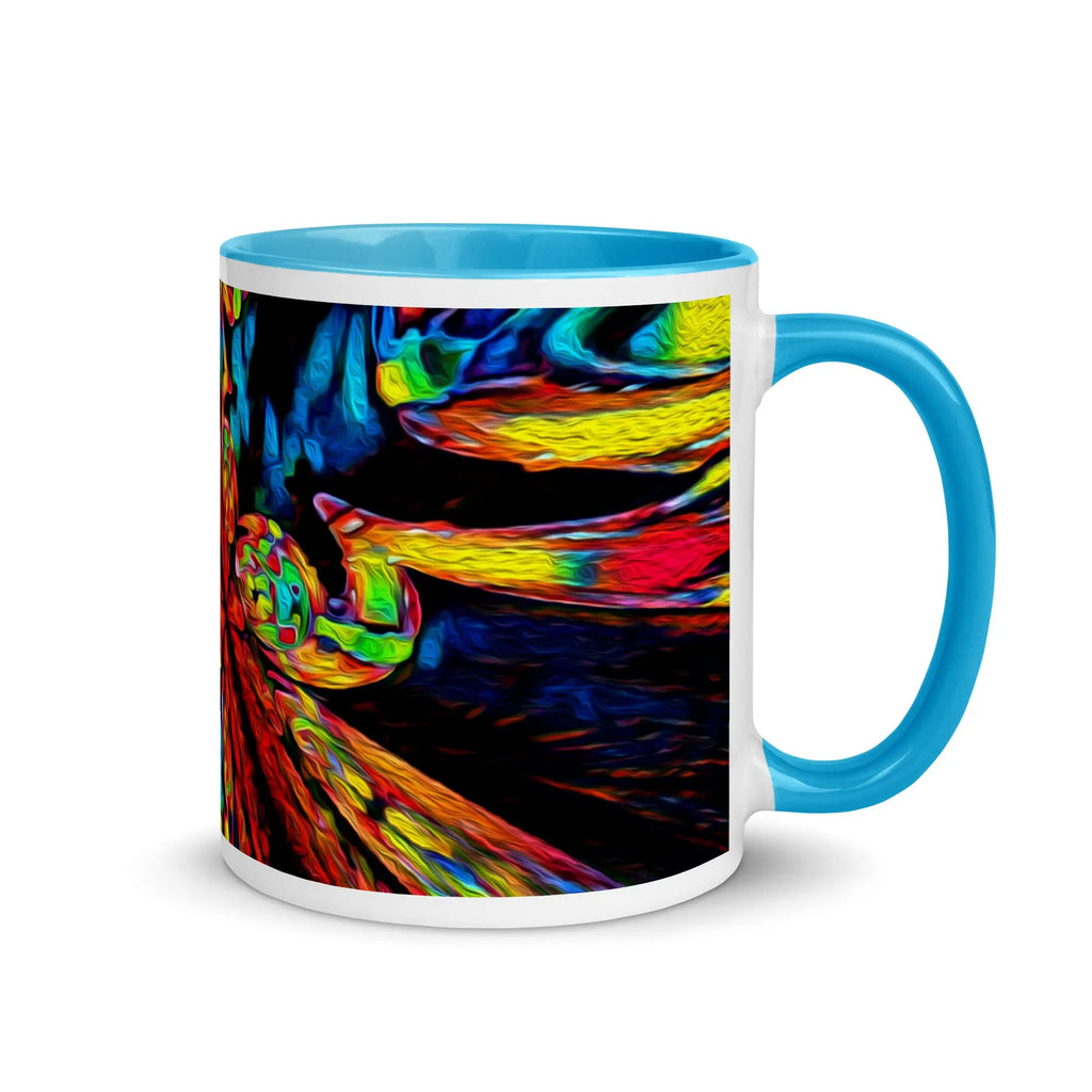 "Fractal Explosion" Mug with Color Inside ZKoriginal
