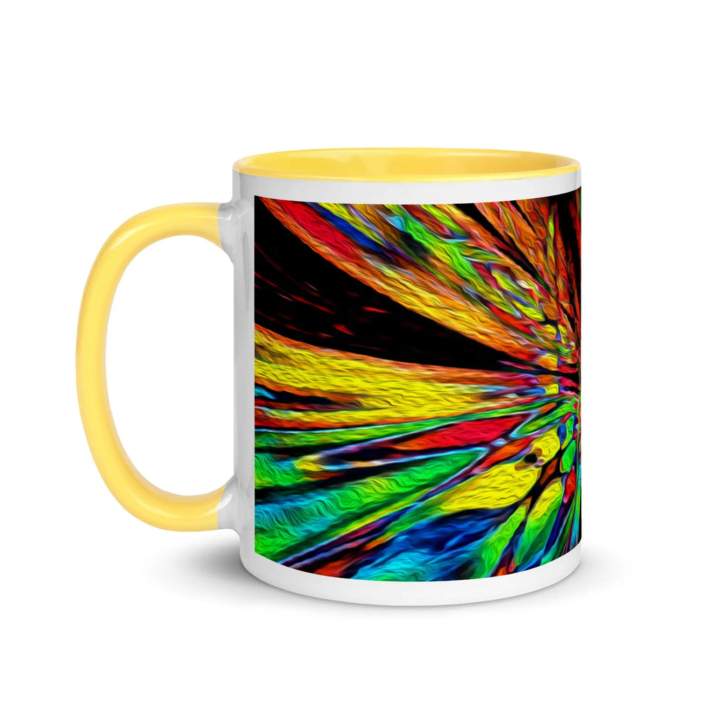 "Fractal Explosion" Mug with Color Inside ZKoriginal