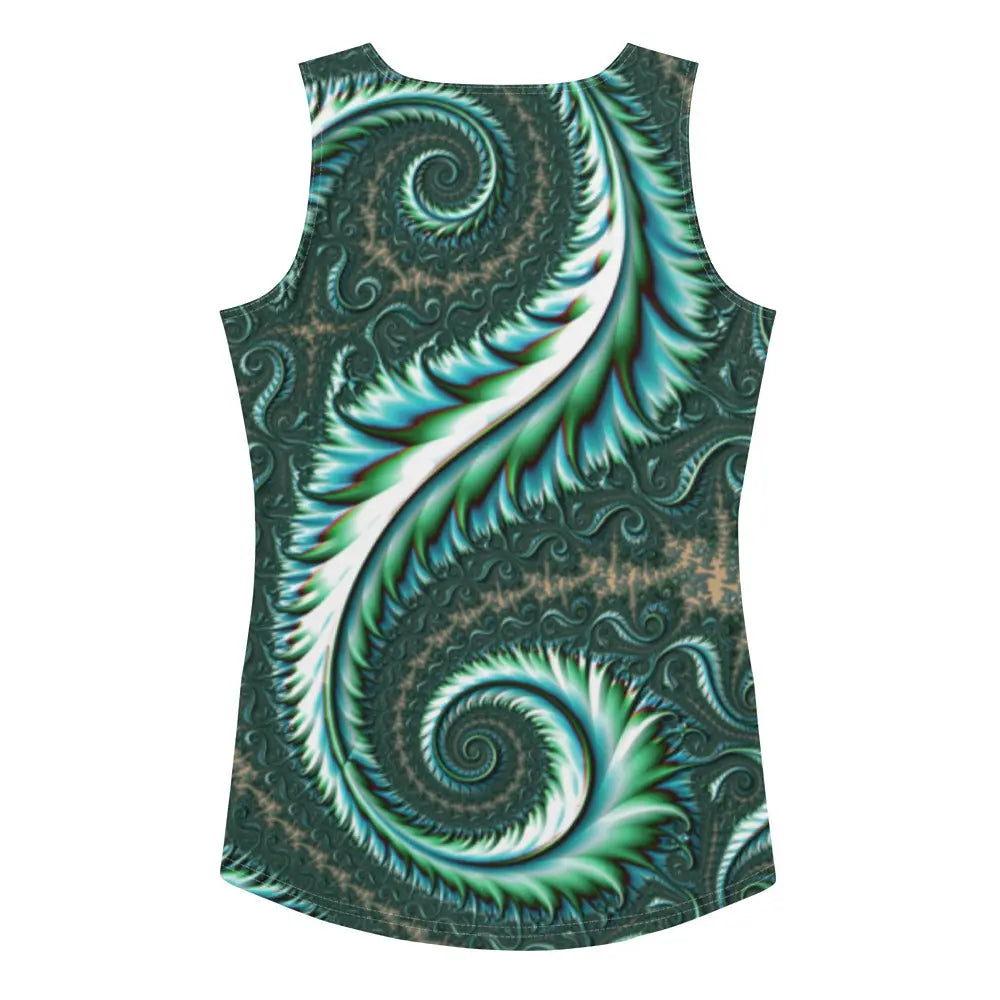 "Fractal Fern" Collection - All Over Print Tank Top ZKoriginal