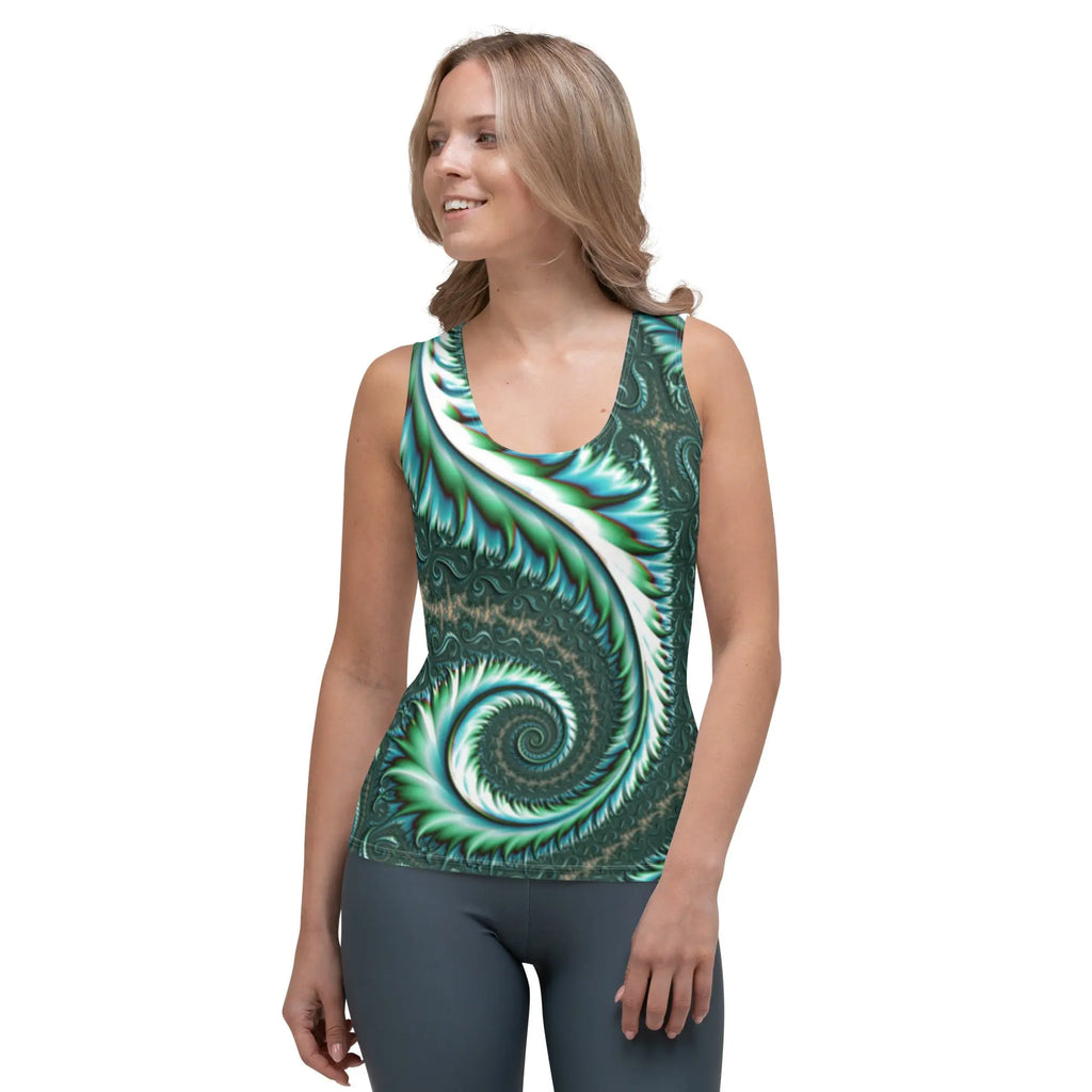 "Fractal Fern" Collection - All Over Print Tank Top ZKoriginal