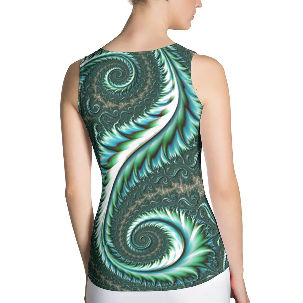 "Fractal Fern" Collection - All Over Print Tank Top ZKoriginal