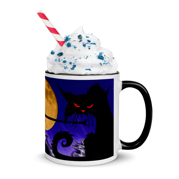 Full Moon Halloween Mug with Color Inside ZKoriginal