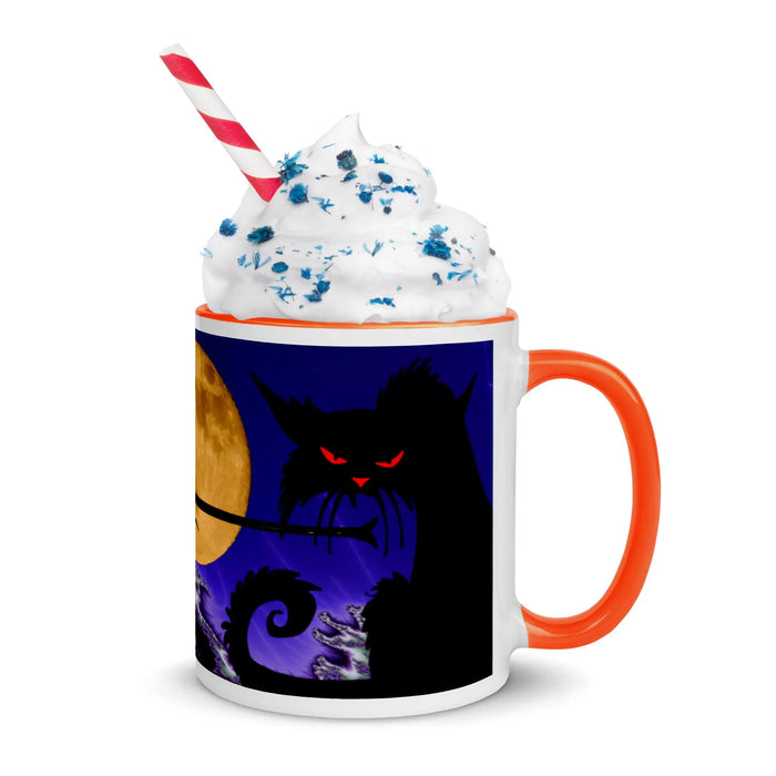 Full Moon Halloween Mug with Color Inside ZKoriginal